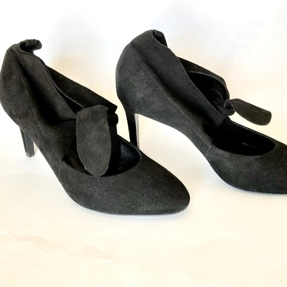 NWOB Atelier Mercadal Paris Suede Pumps Size 7.5 - Picture 1 of 6
